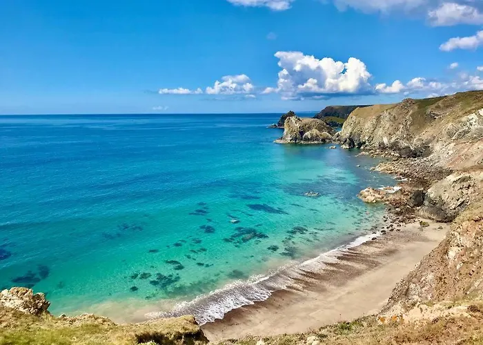 Cornish Caravan On The Lizard Peninsula, Cornwall.